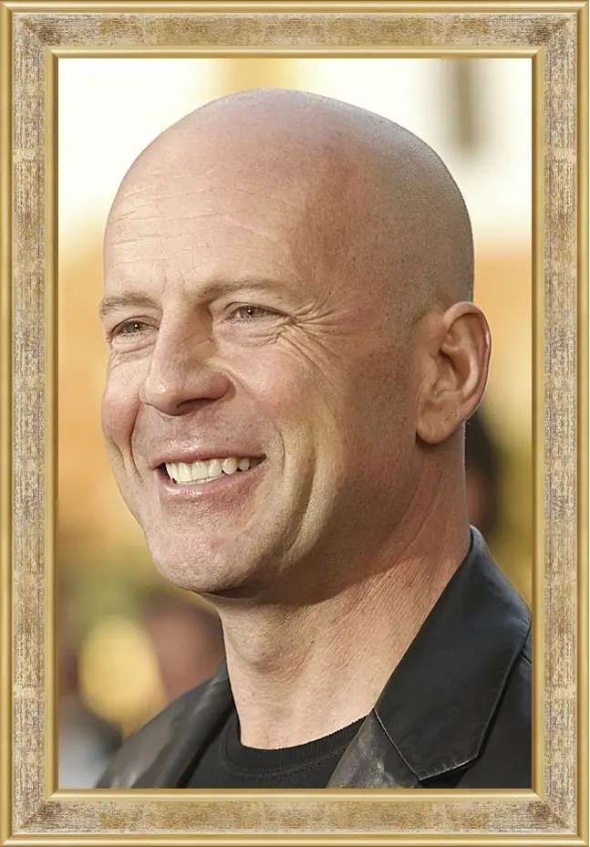 Картина в раме - Брюс Уиллис. Bruce Willis