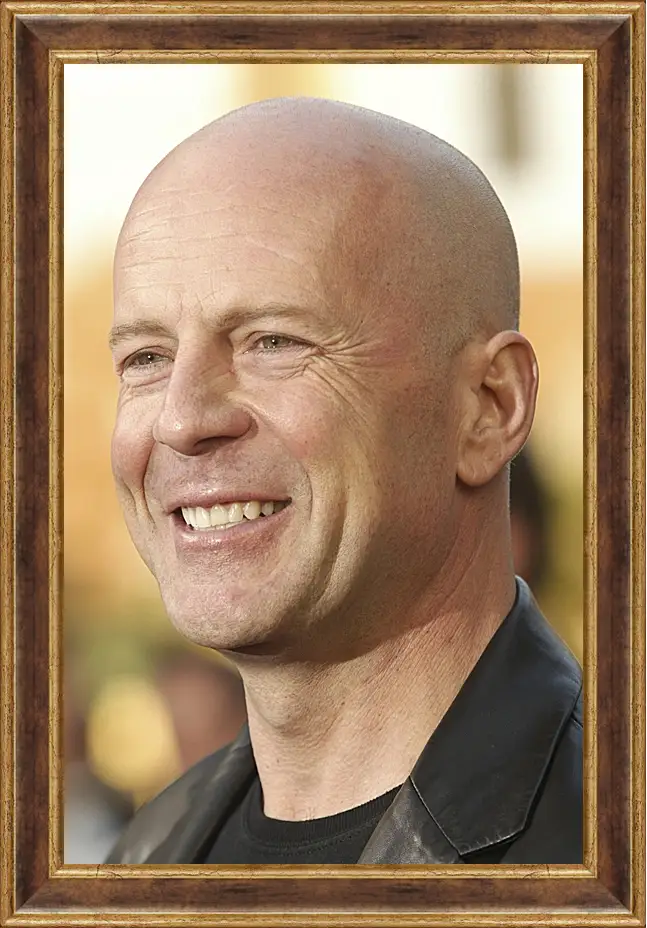 Картина в раме - Брюс Уиллис. Bruce Willis