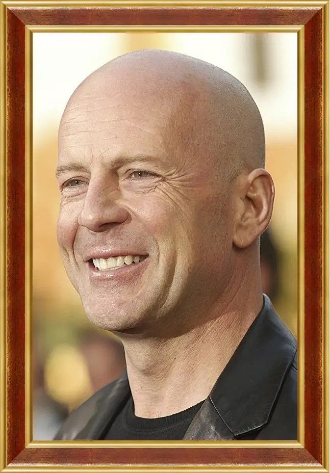 Картина в раме - Брюс Уиллис. Bruce Willis