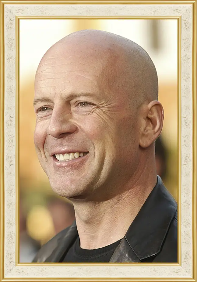 Картина в раме - Брюс Уиллис. Bruce Willis