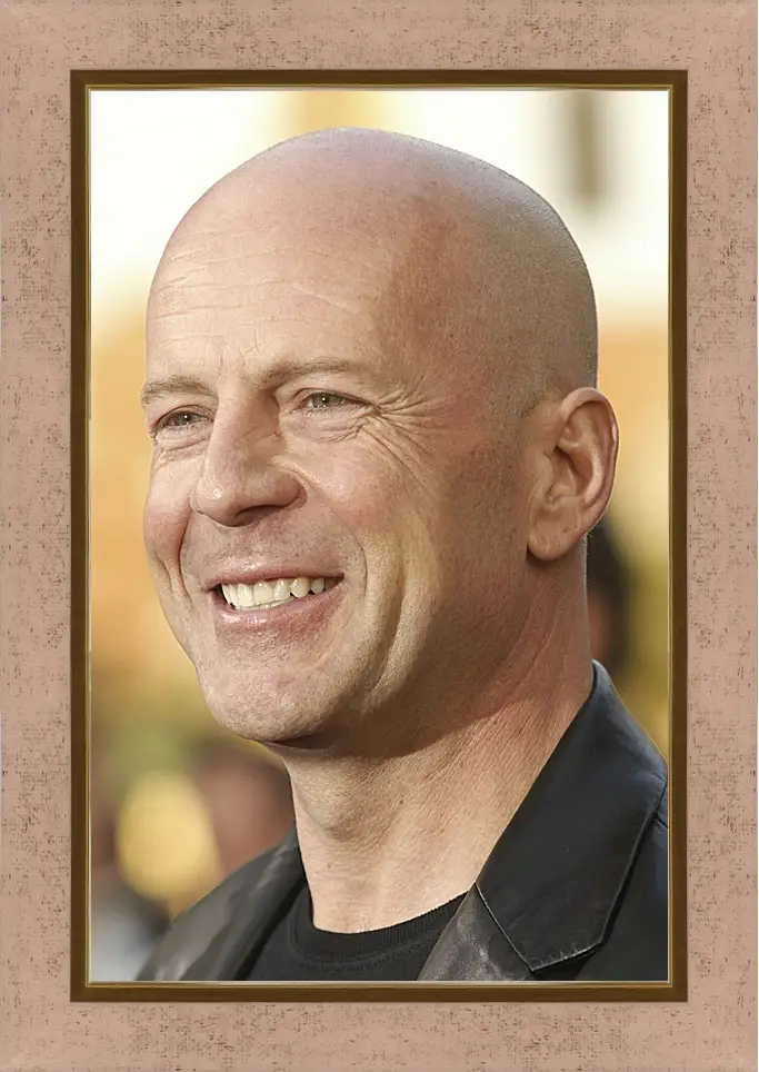 Картина в раме - Брюс Уиллис. Bruce Willis