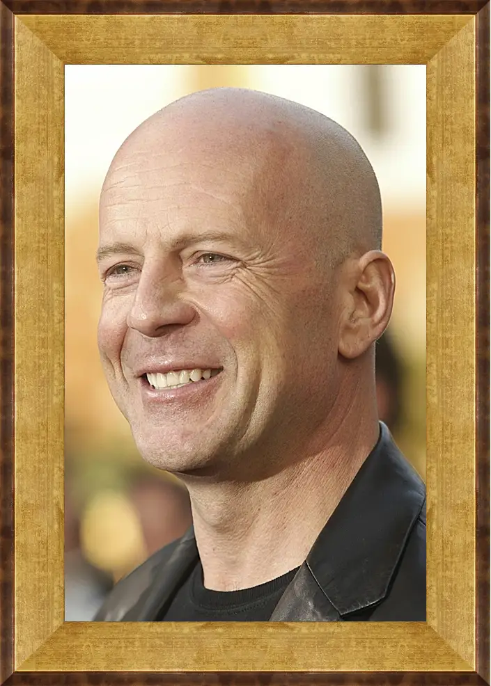 Картина в раме - Брюс Уиллис. Bruce Willis