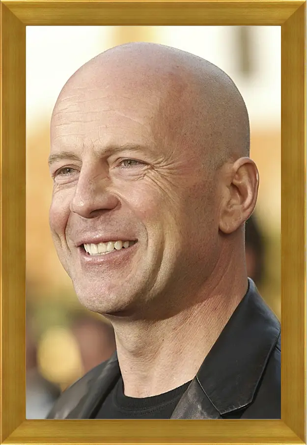 Картина в раме - Брюс Уиллис. Bruce Willis