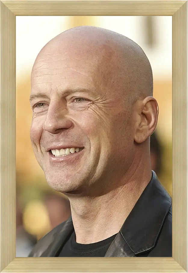 Картина в раме - Брюс Уиллис. Bruce Willis