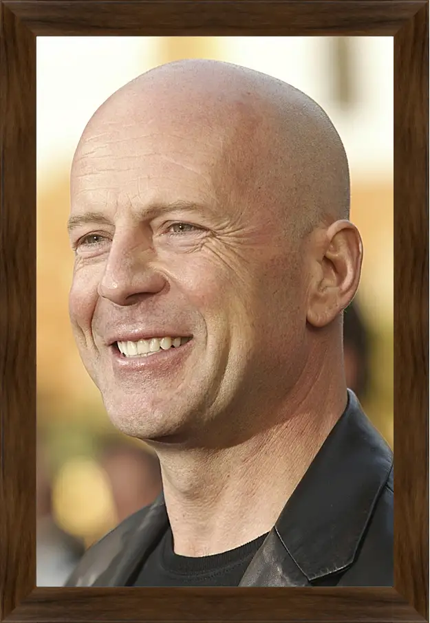 Картина в раме - Брюс Уиллис. Bruce Willis