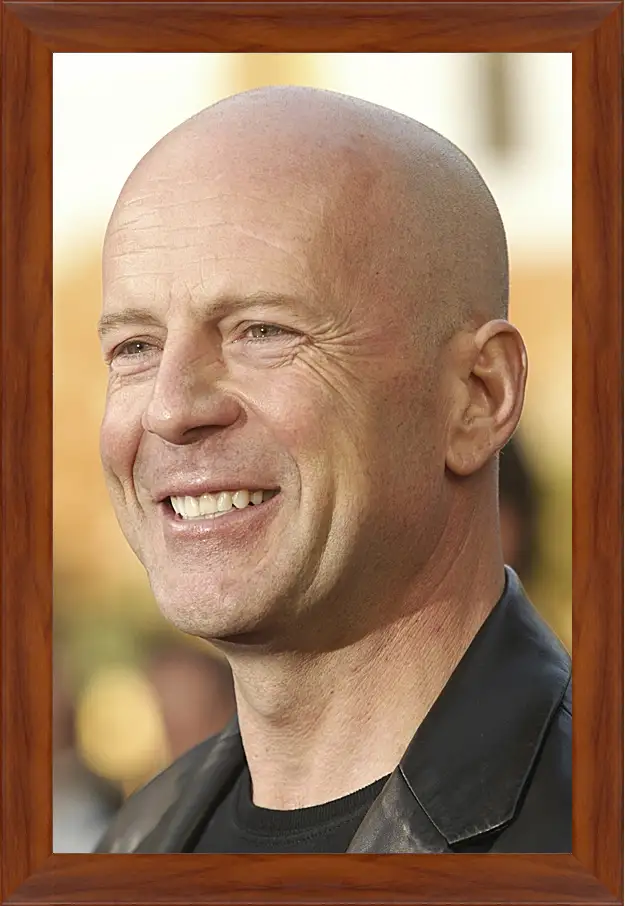 Картина в раме - Брюс Уиллис. Bruce Willis