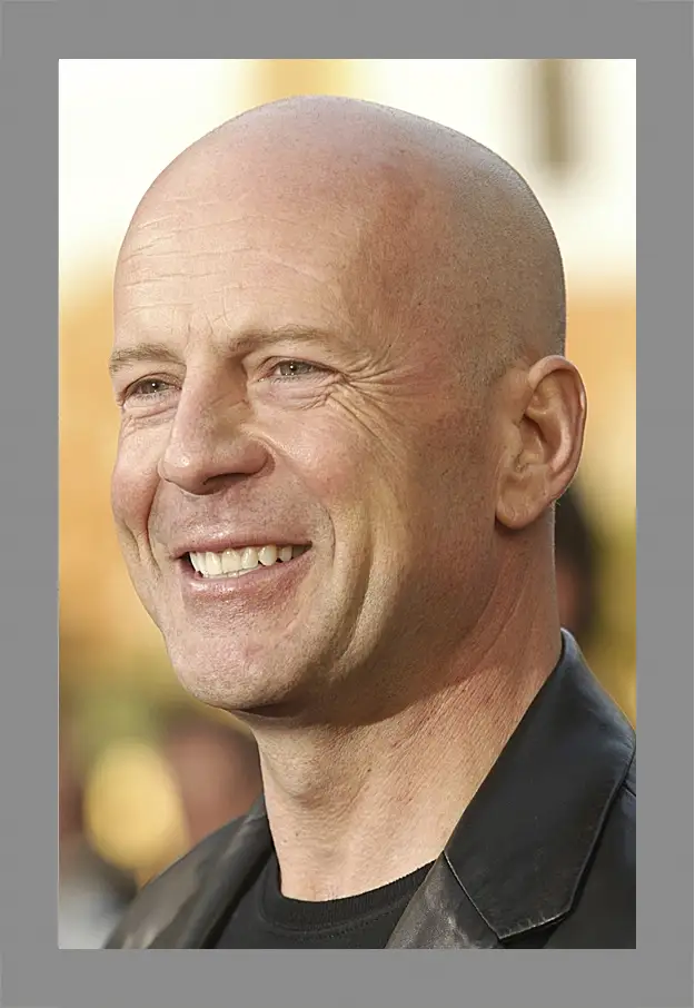 Картина в раме - Брюс Уиллис. Bruce Willis