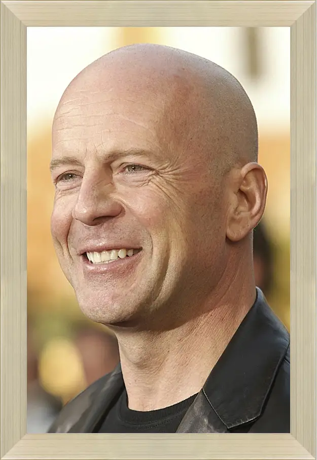 Картина в раме - Брюс Уиллис. Bruce Willis