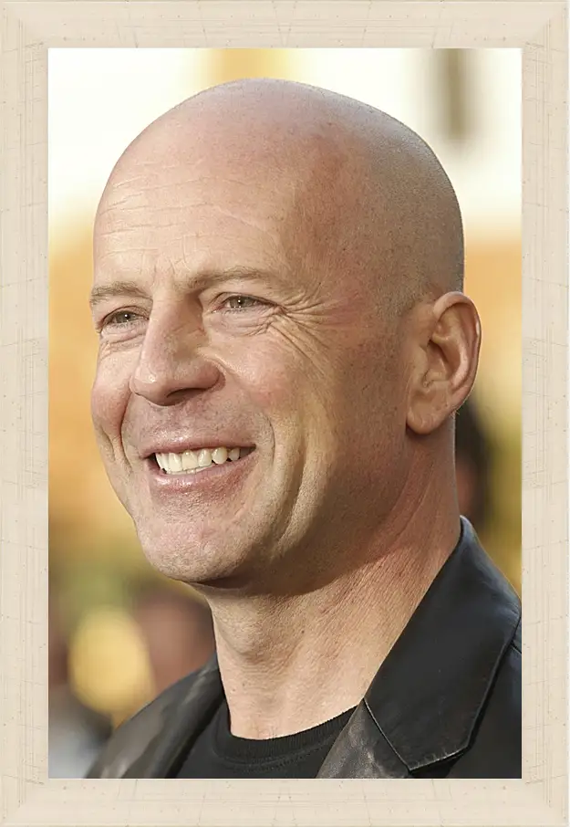 Картина в раме - Брюс Уиллис. Bruce Willis