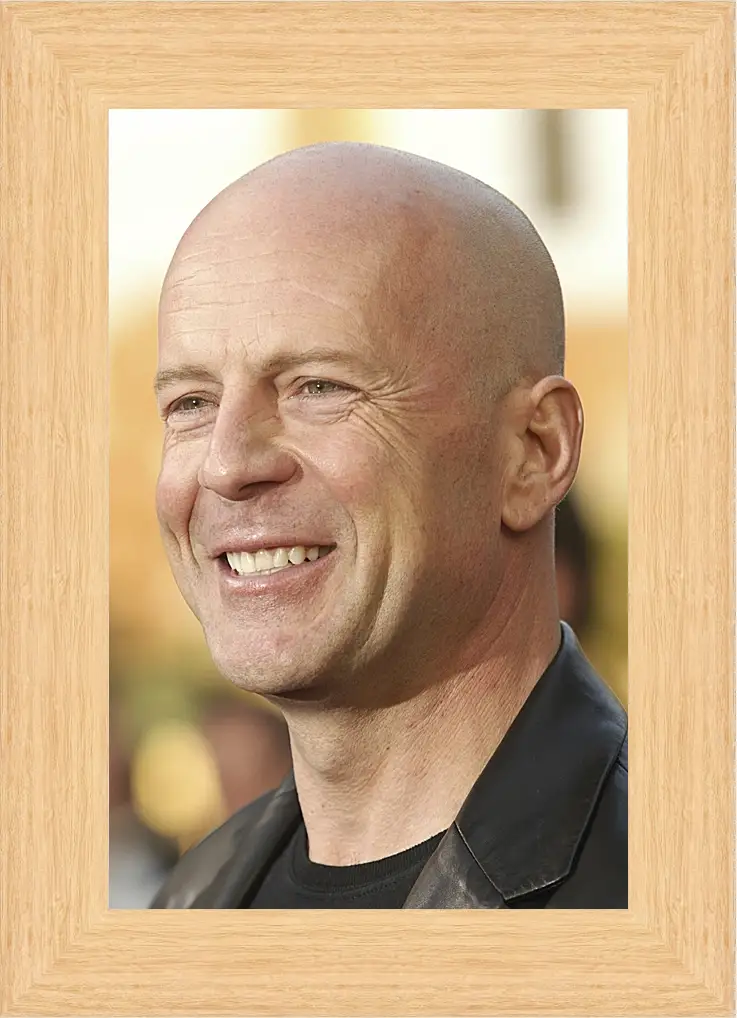 Картина в раме - Брюс Уиллис. Bruce Willis