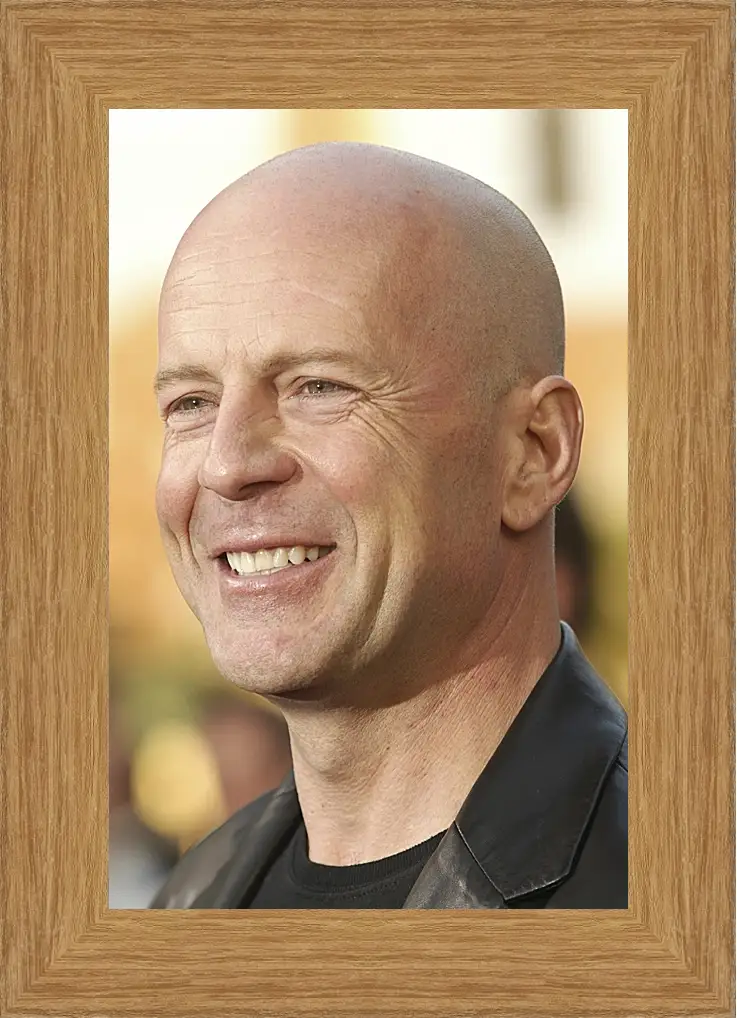 Картина в раме - Брюс Уиллис. Bruce Willis