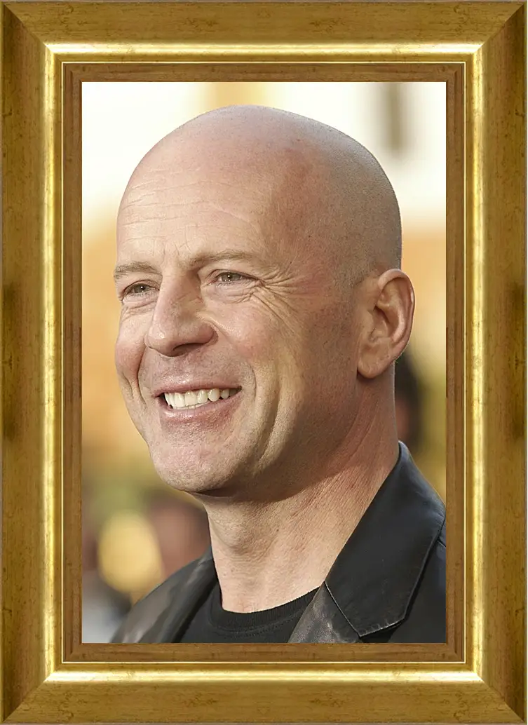 Картина в раме - Брюс Уиллис. Bruce Willis