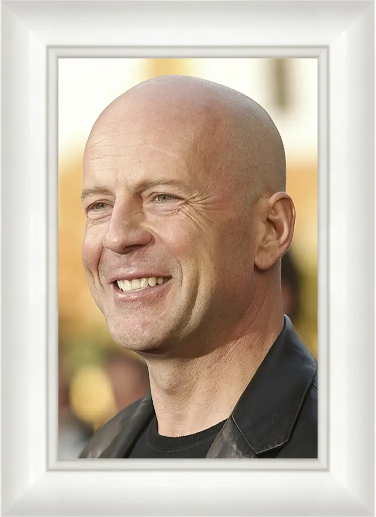 Картина в раме - Брюс Уиллис. Bruce Willis