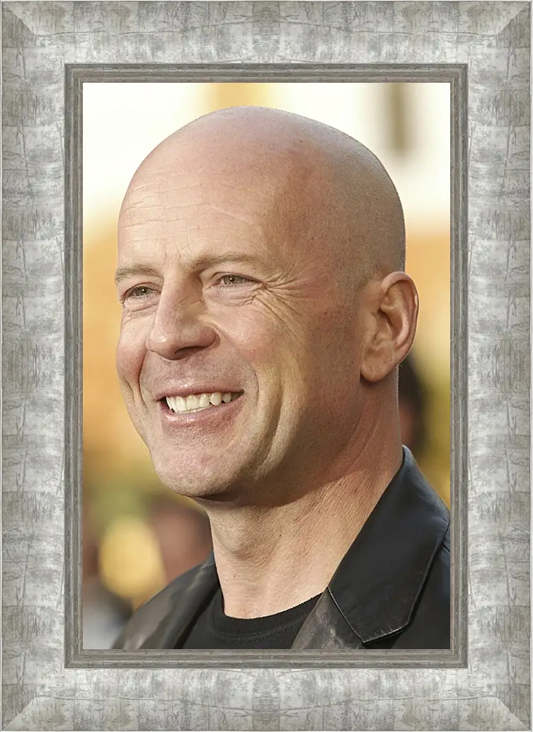 Картина в раме - Брюс Уиллис. Bruce Willis