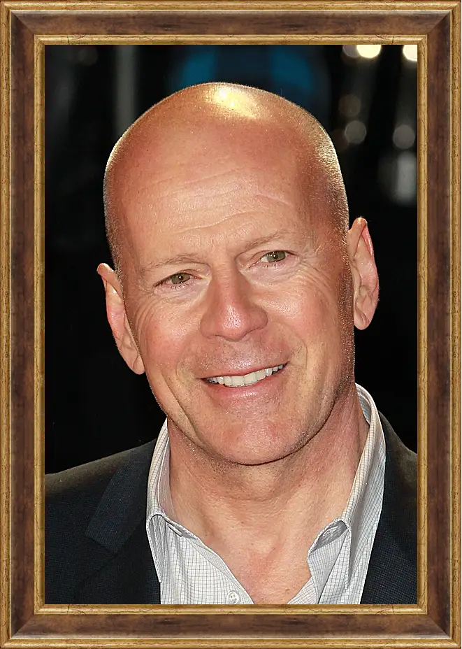 Картина в раме - Брюс Уиллис. Bruce Willis