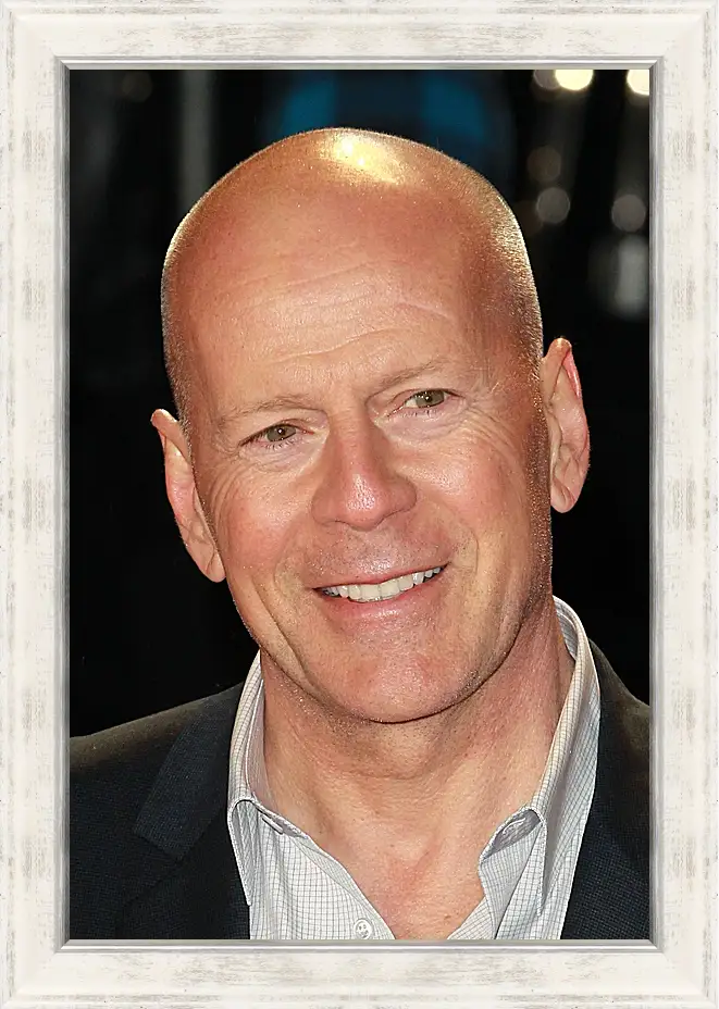 Картина в раме - Брюс Уиллис. Bruce Willis