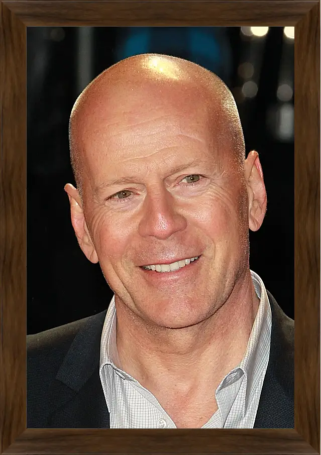 Картина в раме - Брюс Уиллис. Bruce Willis