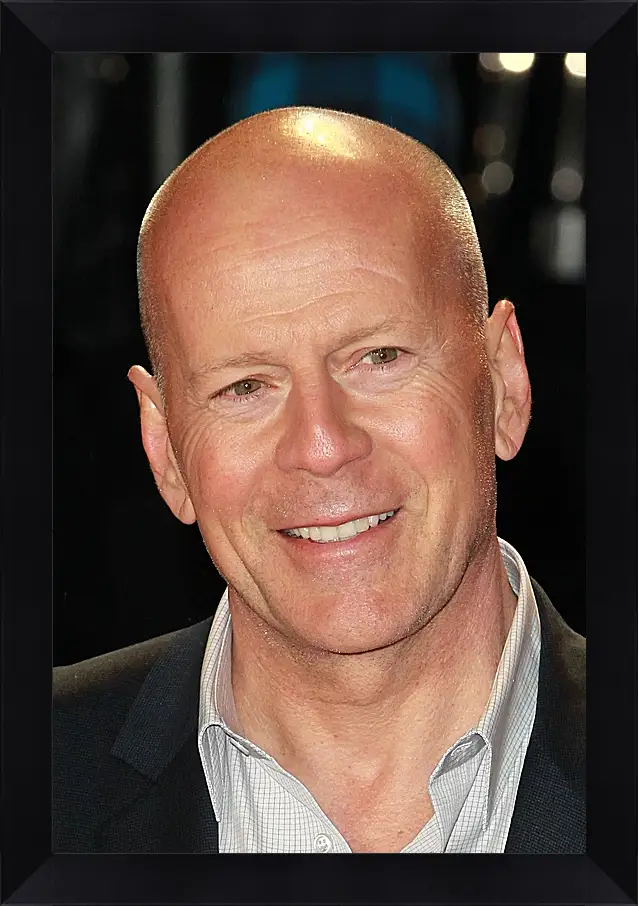 Картина в раме - Брюс Уиллис. Bruce Willis