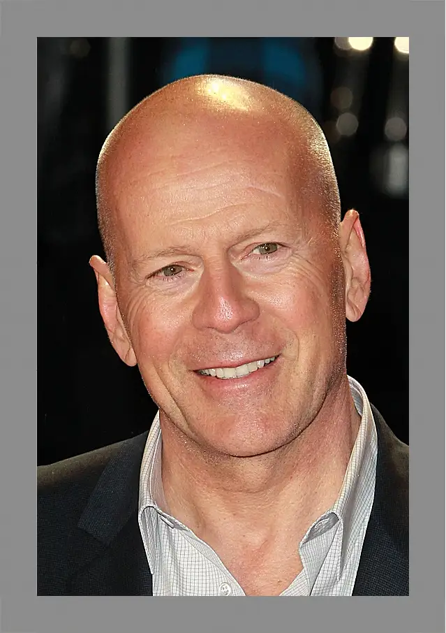 Картина в раме - Брюс Уиллис. Bruce Willis