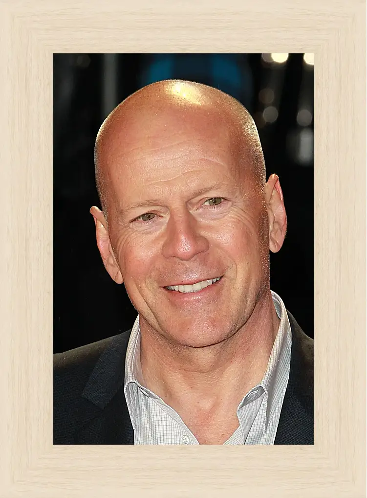 Картина в раме - Брюс Уиллис. Bruce Willis