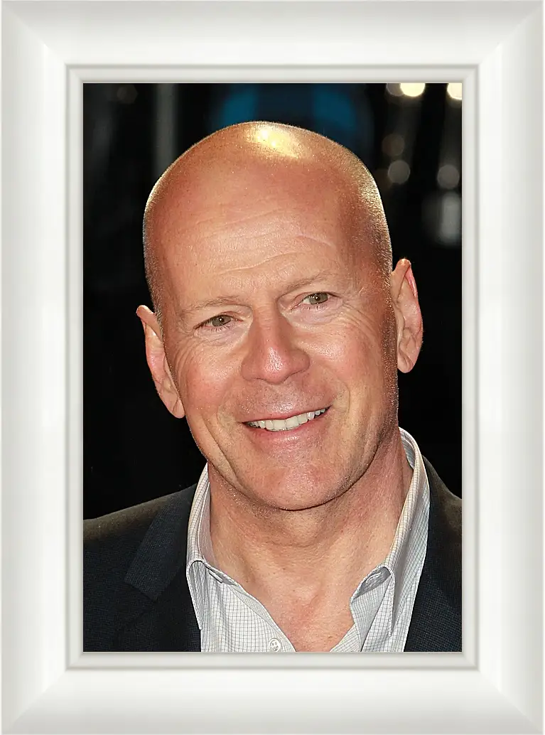 Картина в раме - Брюс Уиллис. Bruce Willis