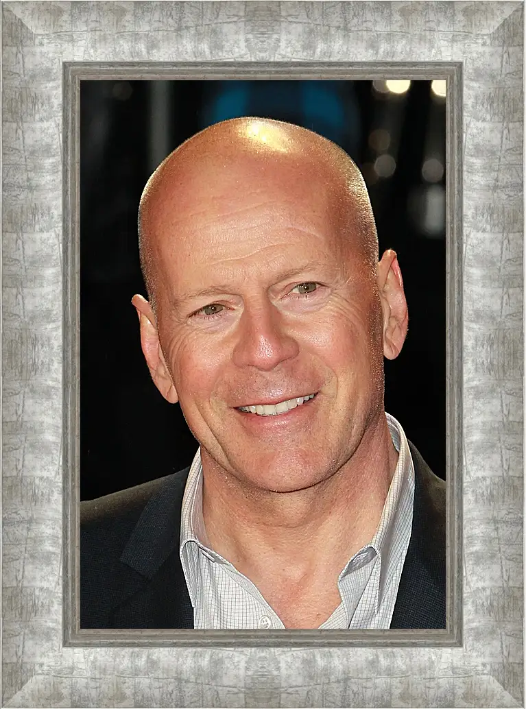 Картина в раме - Брюс Уиллис. Bruce Willis