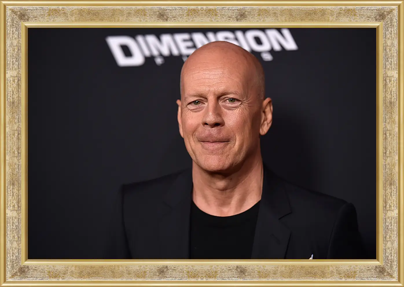 Картина в раме - Брюс Уиллис. Bruce Willis