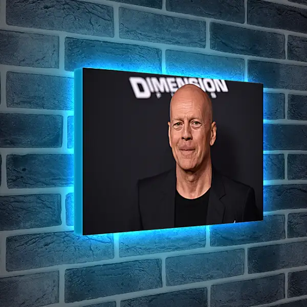 Лайтбокс световая панель - Брюс Уиллис. Bruce Willis