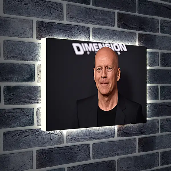 Лайтбокс световая панель - Брюс Уиллис. Bruce Willis