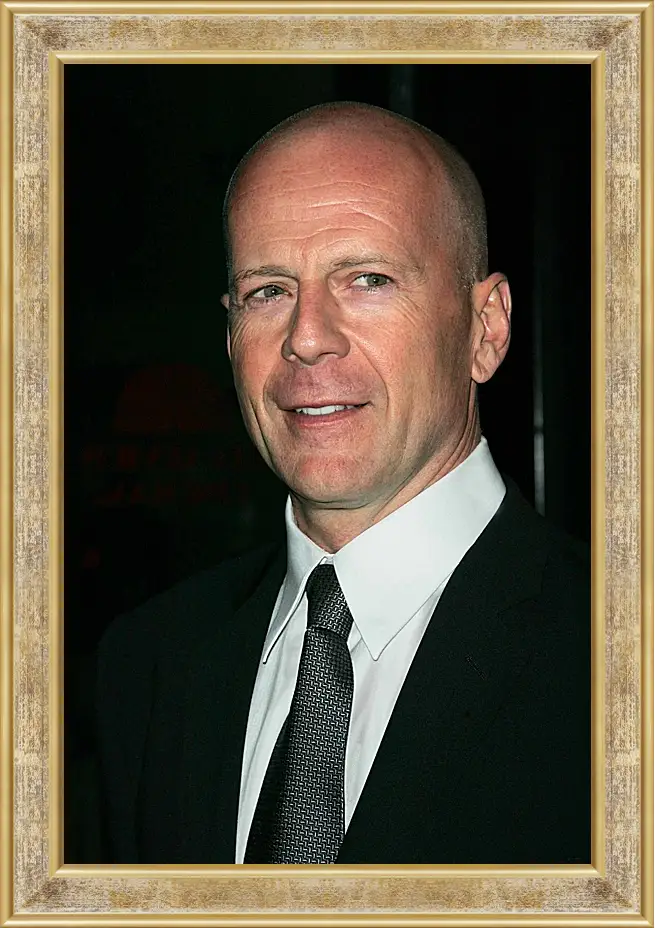 Картина в раме - Брюс Уиллис. Bruce Willis