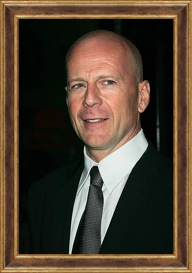 Картина в раме - Брюс Уиллис. Bruce Willis