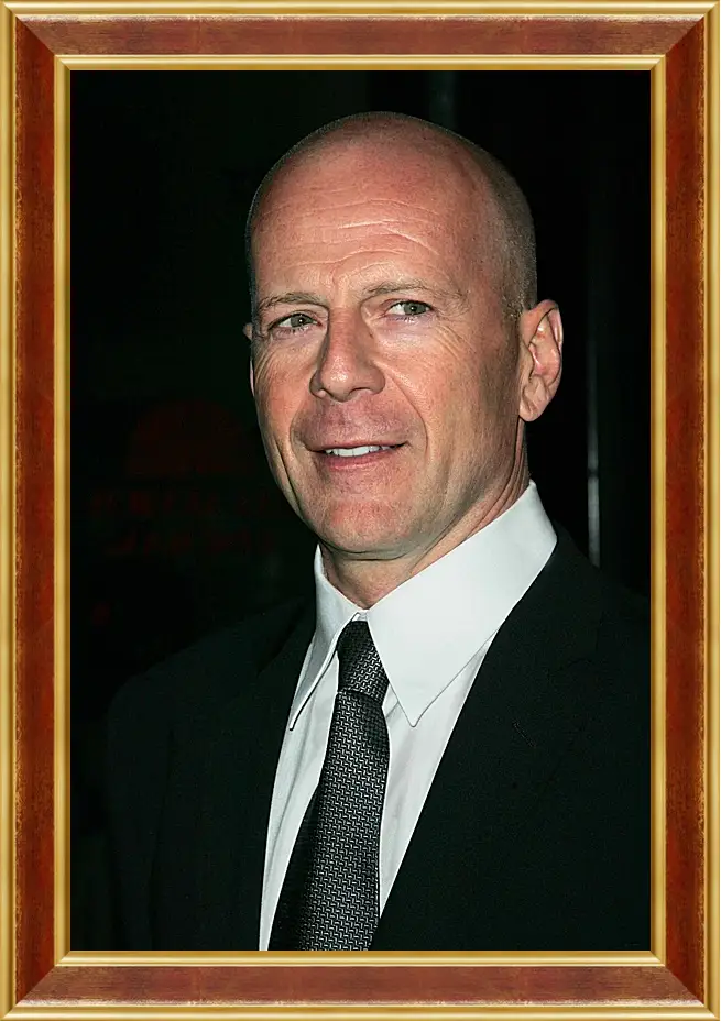 Картина в раме - Брюс Уиллис. Bruce Willis