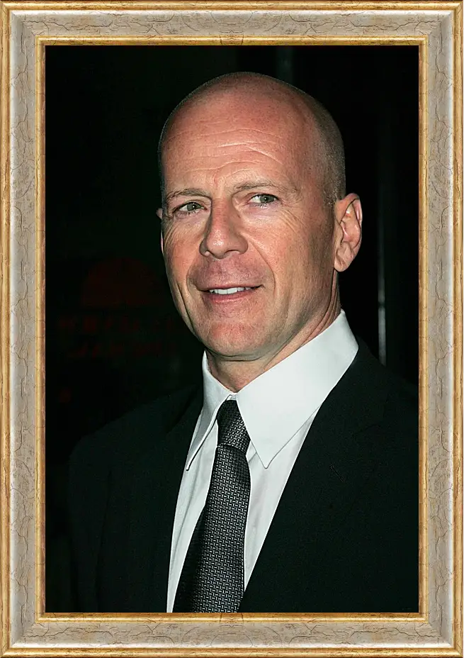 Картина в раме - Брюс Уиллис. Bruce Willis