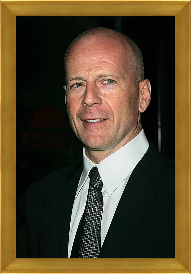 Картина в раме - Брюс Уиллис. Bruce Willis