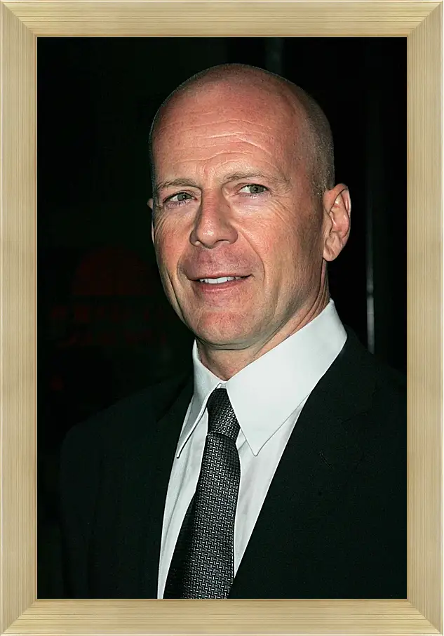 Картина в раме - Брюс Уиллис. Bruce Willis