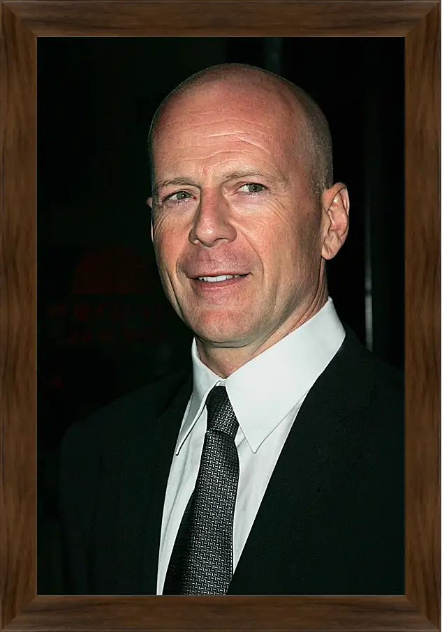 Картина в раме - Брюс Уиллис. Bruce Willis