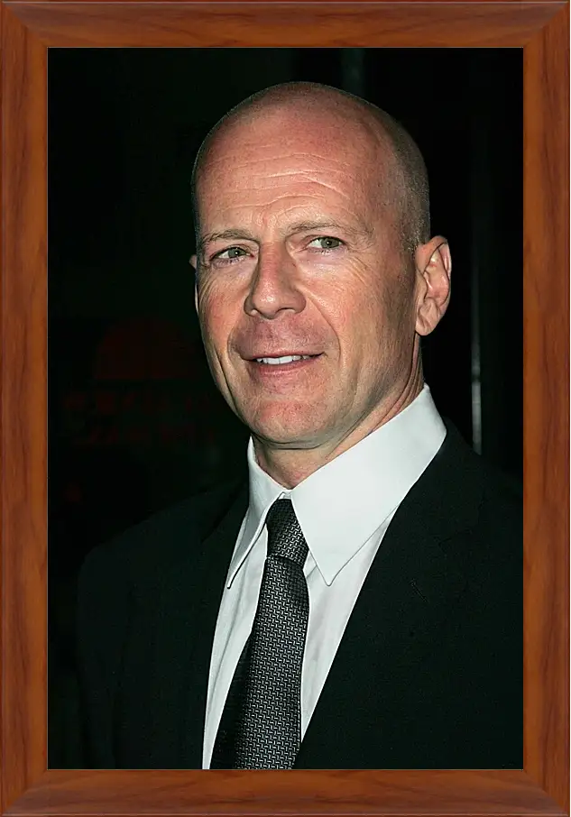 Картина в раме - Брюс Уиллис. Bruce Willis