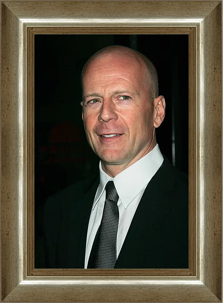 Картина в раме - Брюс Уиллис. Bruce Willis