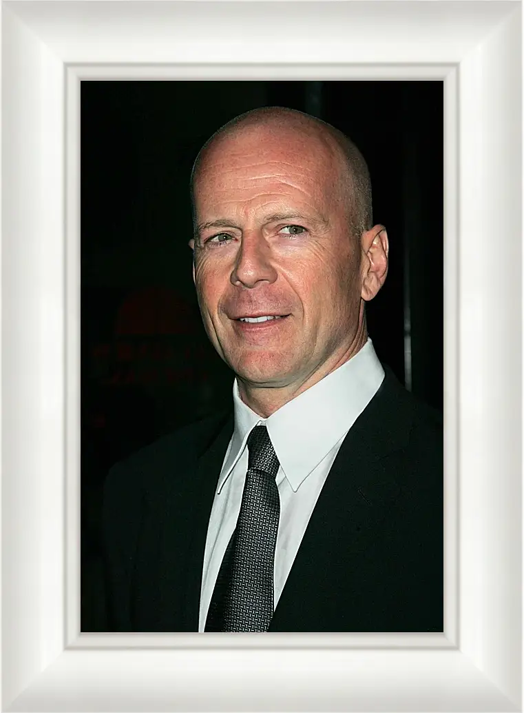 Картина в раме - Брюс Уиллис. Bruce Willis