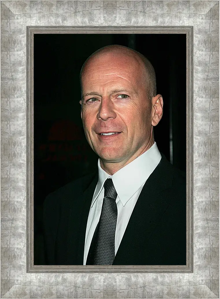 Картина в раме - Брюс Уиллис. Bruce Willis