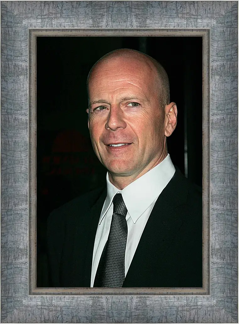 Картина в раме - Брюс Уиллис. Bruce Willis