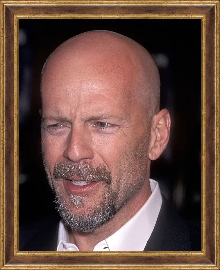 Картина в раме - Брюс Уиллис. Bruce Willis