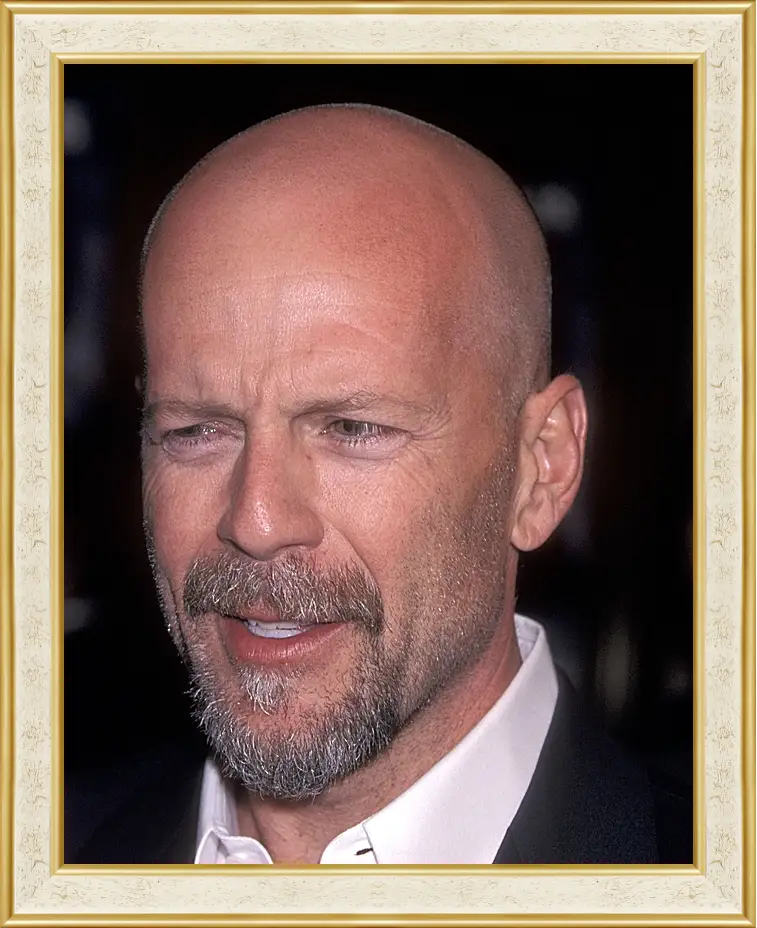 Картина в раме - Брюс Уиллис. Bruce Willis