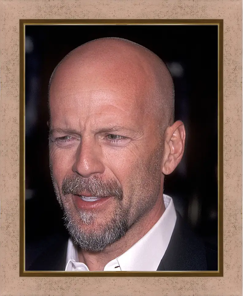 Картина в раме - Брюс Уиллис. Bruce Willis