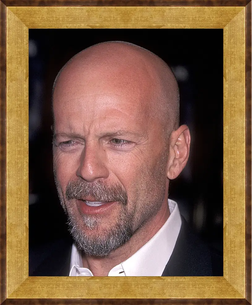 Картина в раме - Брюс Уиллис. Bruce Willis