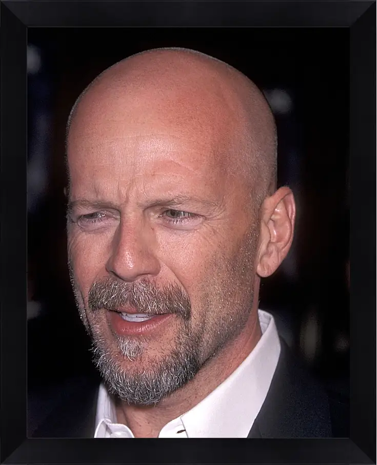 Картина в раме - Брюс Уиллис. Bruce Willis