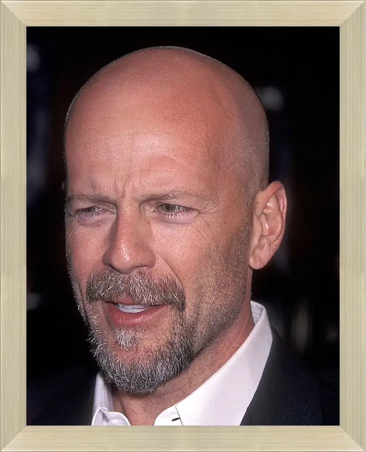 Картина в раме - Брюс Уиллис. Bruce Willis