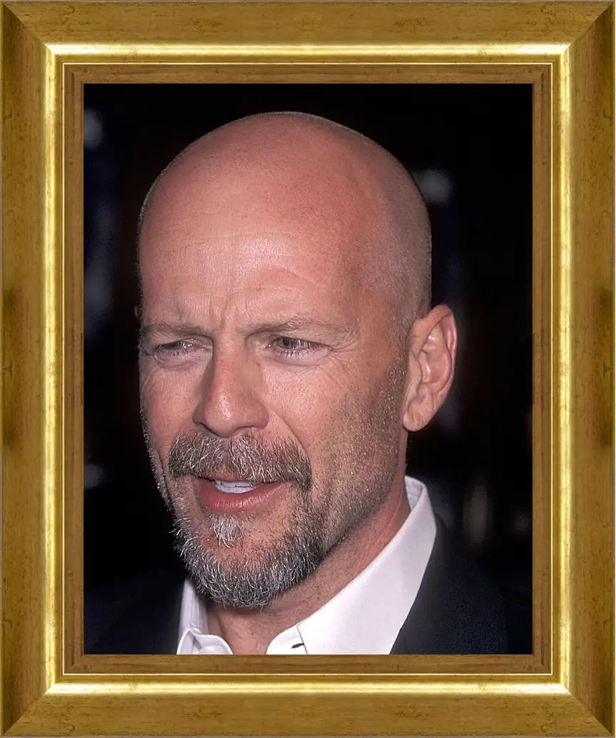 Картина в раме - Брюс Уиллис. Bruce Willis