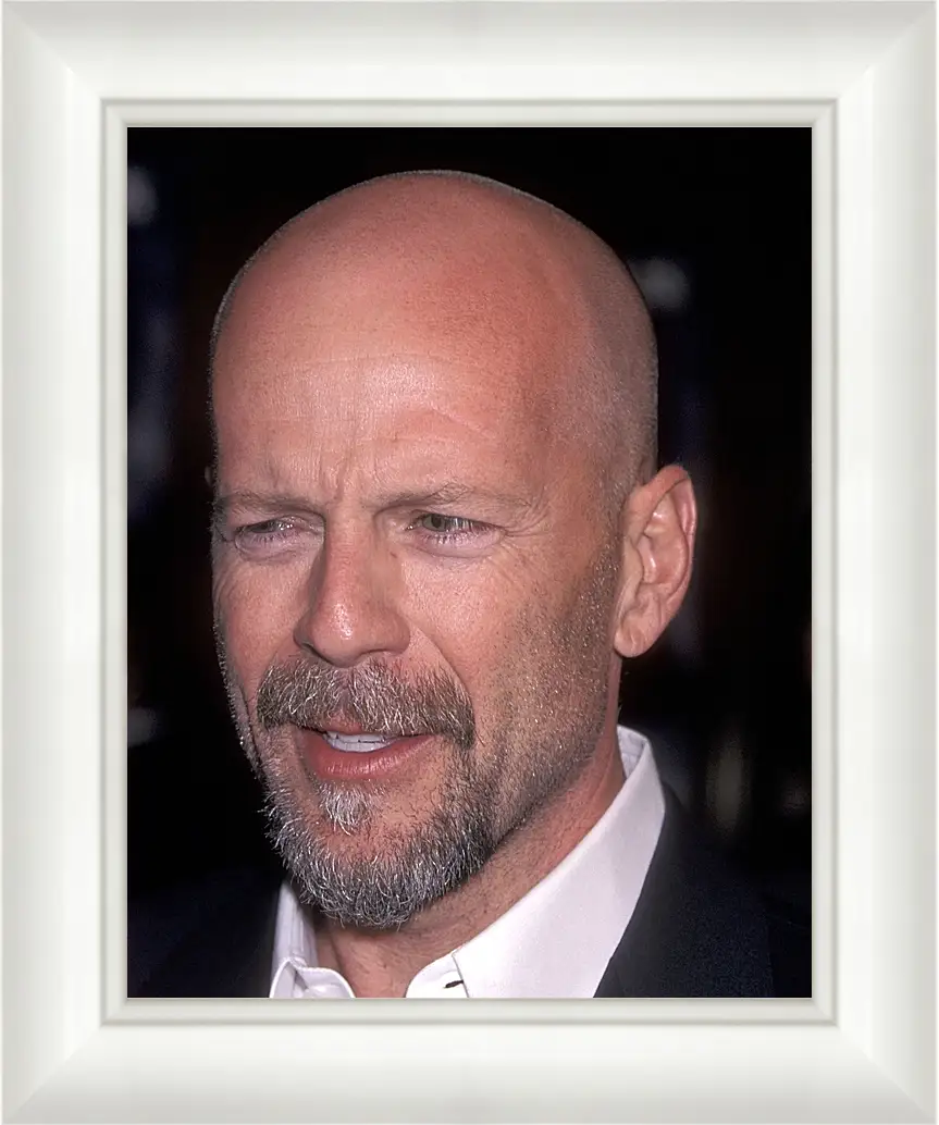 Картина в раме - Брюс Уиллис. Bruce Willis