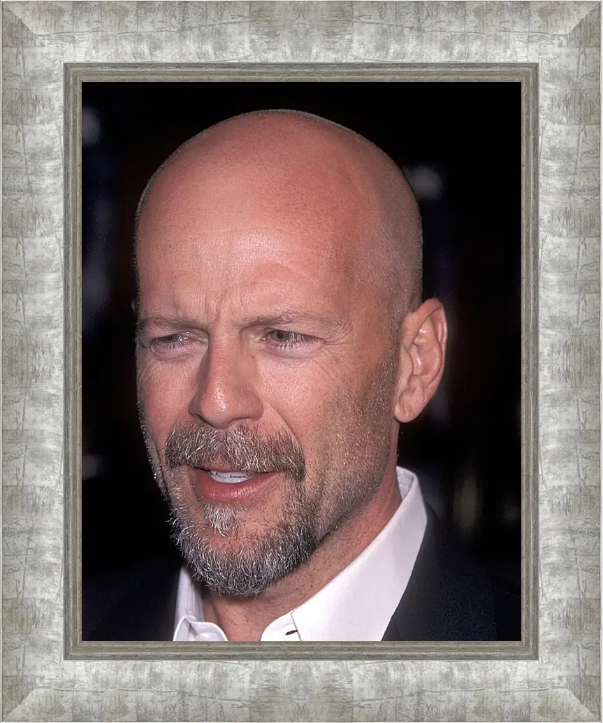 Картина в раме - Брюс Уиллис. Bruce Willis